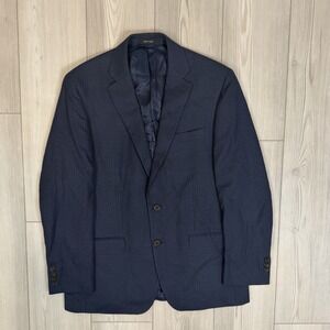 Lauren Ralph Lauren Blazer 40R Blue Navy Sport Coat Classic Suit Jacket